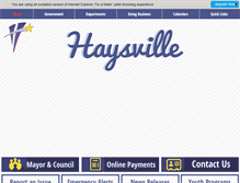 Tablet Screenshot of haysville-ks.com